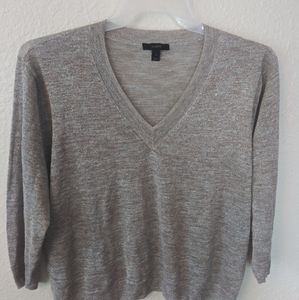 JCrew V neck shear Top